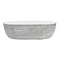 Ruvati 20"x16" Bthrm Vessel Sink Silver Vanity Counter White Ceramic RVB2016WS - alternate 7